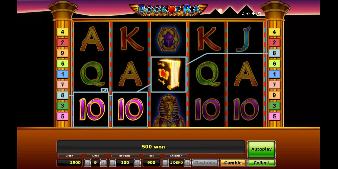 Игровой автомат Книга Ра. 